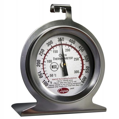  [아마존베스트]Cooper-Atkins 24HP-01-1 Stainless Steel Bi-Metal Oven Thermometer, 100 to 600 Degrees F Temperature Range