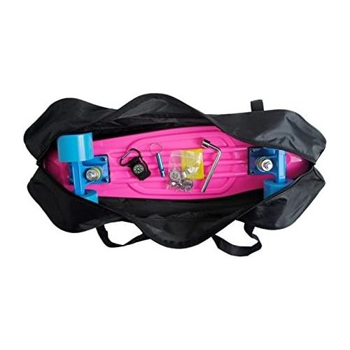  Cooplay 22 Black Penny Banana Skateboard Carry Bag Handbag Backpack Straps with No Skateboard