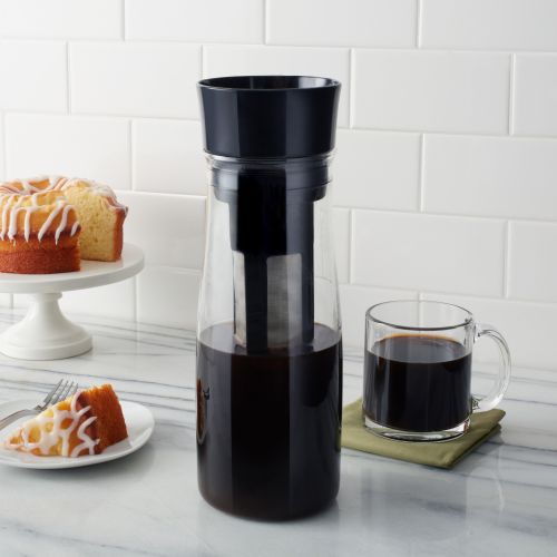  Copco Forty Ounce Borosilicate Glass Cold Brew Coffee Maker Black