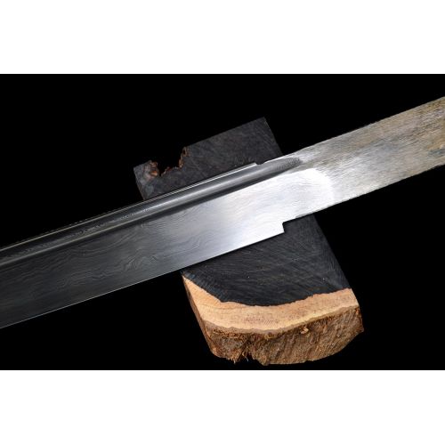  Copper Folded Steel 2048 layers Naked Replacement Blade For Japanese Samurai Katana Swords