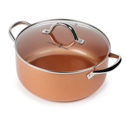  Jack Lalanne Copper Chef Casserole Set, 5 Piece