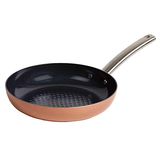  Copper Chef 12-Inch Frying Pan Black Diamond with Non-Stick Coating, Induction Compatible Bottom, Large. by Charles Oakley.: Kitchen & Dining