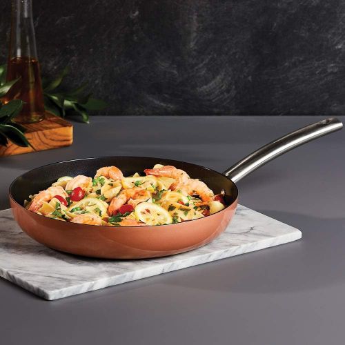  Copper Chef 12-Inch Frying Pan Black Diamond with Non-Stick Coating, Induction Compatible Bottom, Large. by Charles Oakley.: Kitchen & Dining