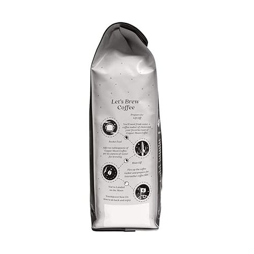  Copper Moon Dark Roast Whole Bean Coffee, Espresso Blend, 5 Lb