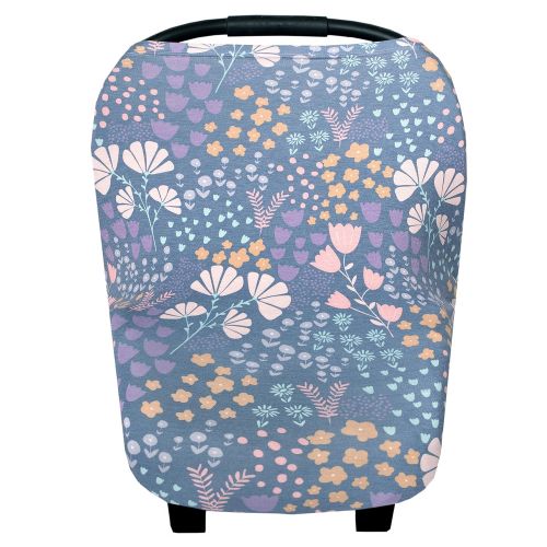  Baby Car Seat Cover Canopy and Nursing Cover Multi-Use Stretchy 5 in 1 GiftMeadow by Copper Pearl