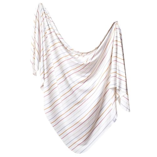  Large Premium Knit Baby Swaddle Receiving BlanketPiper by Copper Pearl