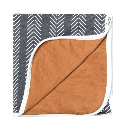  Large Premium Knit Baby 3 Layer Stretchy Quilt BlanketCanyon by Copper Pearl