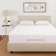 Sleep Studio CopperFresh Wave 2-Inch Foam Mattress Topper