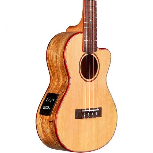  Cordoba},description:The 24T-CE is a tenor ukulele featuring a solid cedar top paired with spalted maple back and sides, rosewood bridge and fingerboard, mahogany neck, a spalted m