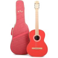 Cordoba Protege C1 Matiz Classical Guitar in Coral with Color-Matching Recycled Nylon Gig Bag