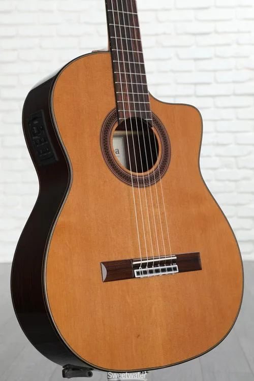 Cordoba C7-CE Nylon String Acoustic-electric Guitar - Cedar