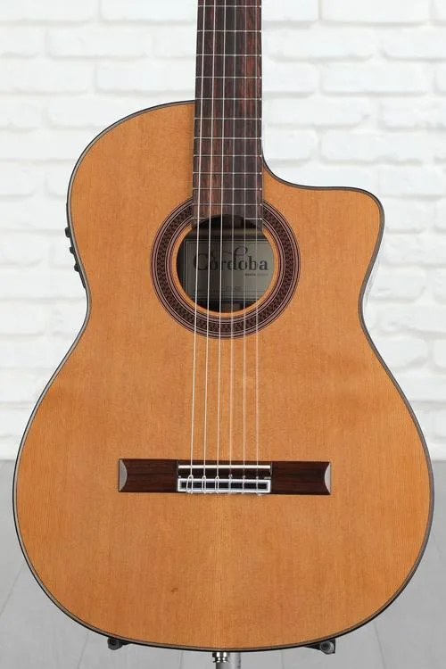  Cordoba C7-CE Nylon String Acoustic-electric Guitar - Cedar