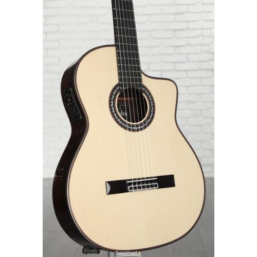  Cordoba GK Pro Negra Nylon String Acoustic-Electric Guitar - Spruce