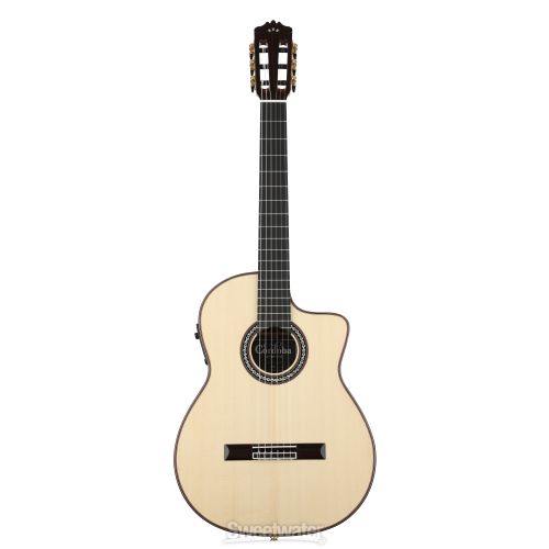  Cordoba GK Pro Negra Nylon String Acoustic-Electric Guitar - Spruce