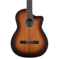 Cordoba C4-CE Nylon String Acoustic-Electric Guitar - Edgeburst