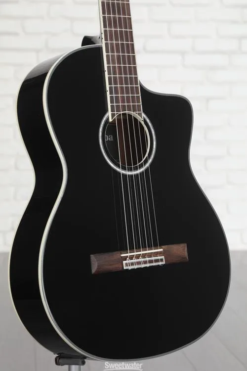Cordoba Fusion 5 Jet Nylon String Acoustic-electric Guitar - Black