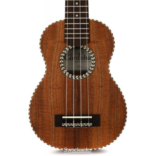  Cordoba 25S Soprano Ukulele - Acacia