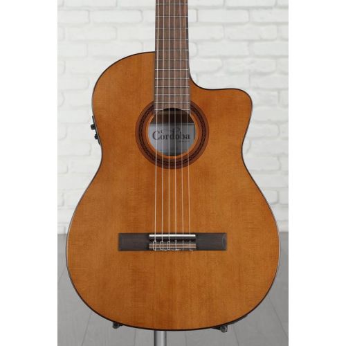  Cordoba C5-CE Nylon String Acoustic-Electric Guitar - Cedar Demo