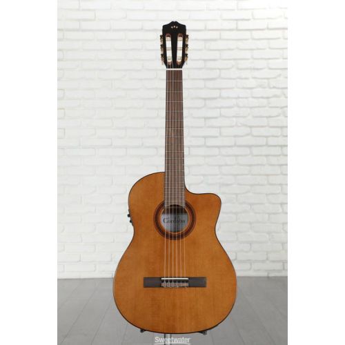  Cordoba C5-CE Nylon String Acoustic-Electric Guitar - Cedar Demo