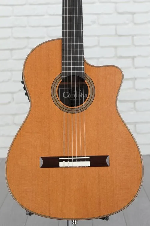  Cordoba Fusion 12 Orchestra CE Nylon String Acoustic Guitar - Cedar Demo