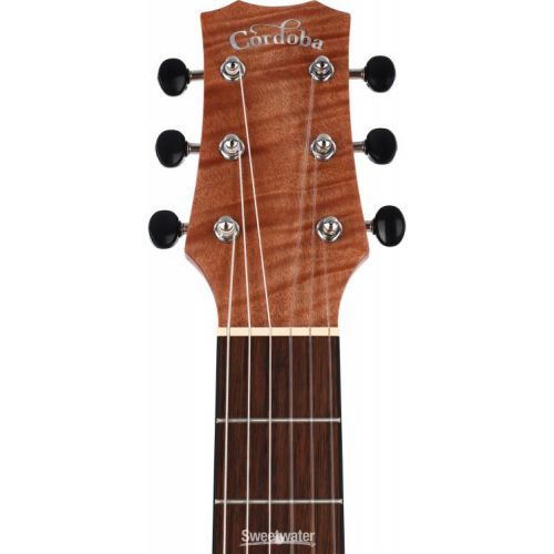  Cordoba Mini II FMH Nylon String Acoustic Guitar - Flamed Mahogany