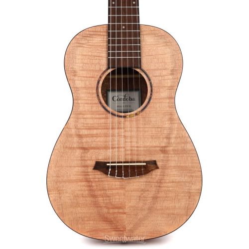  Cordoba Mini II FMH Nylon String Acoustic Guitar - Flamed Mahogany