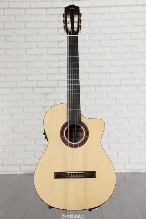  Cordoba C5-CE Nylon String Acoustic-electric Guitar - Natural Spruce Demo