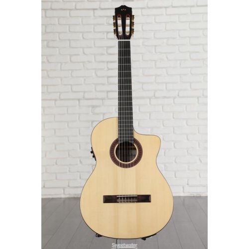  Cordoba C5-CE Nylon String Acoustic-electric Guitar - Natural Spruce Demo