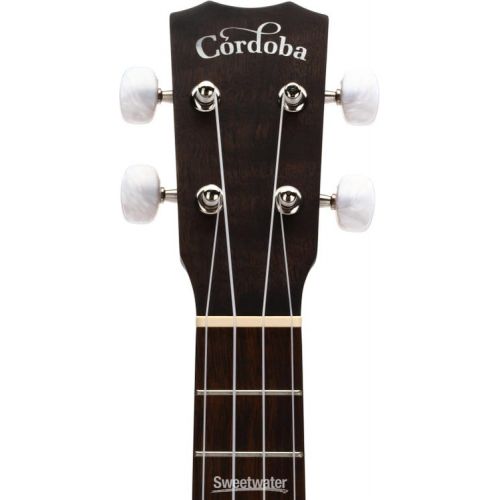  Cordoba 15CFM Concert Ukulele - Granite Gray