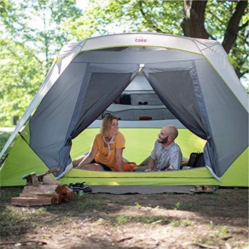  CORE 6 Person Instant Cabin Tent with Awning