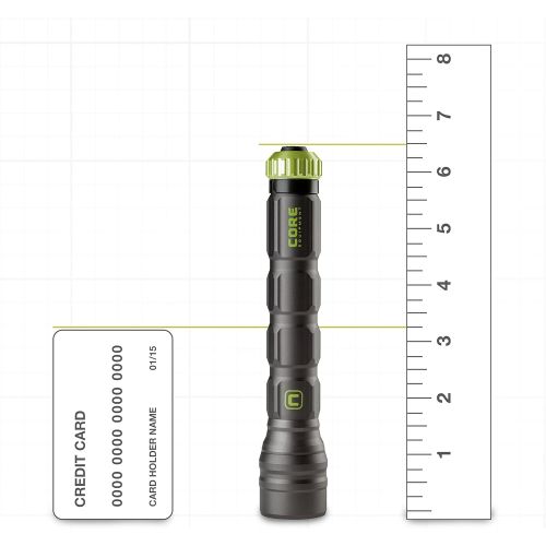  CORE CREE LED Flashlight, Multiple Modes, Aluminum, Batteries Included