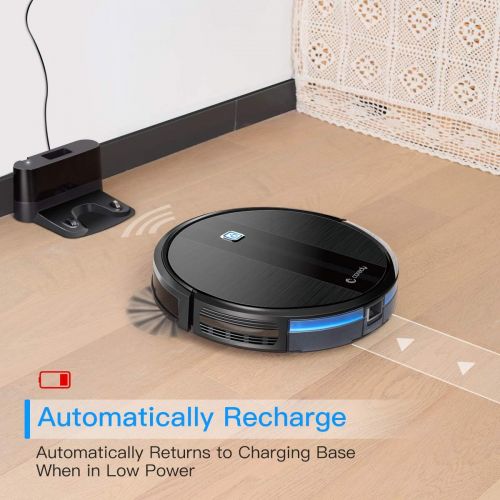  [아마존 핫딜]  [아마존핫딜]Coredy Robot Vacuum Cleaner, 1700Pa Strong Suction, Super Thin Robotic Vacuum, Multiple Cleaning Modes/Automatic Self-Charging Robot Vacuum for Pet Hair, Hard Floor to Medium-Pile