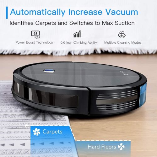  [아마존 핫딜]  [아마존핫딜]Coredy Robot Vacuum Cleaner, 1700Pa Strong Suction, Super Thin Robotic Vacuum, Multiple Cleaning Modes/Automatic Self-Charging Robot Vacuum for Pet Hair, Hard Floor to Medium-Pile