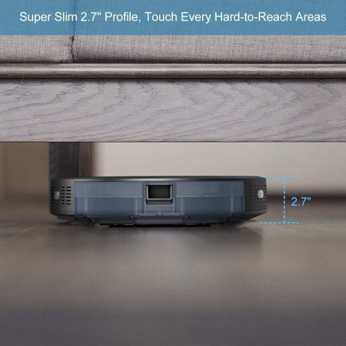  [아마존베스트]Coredy Robot Vacuum Cleaner, Fully Upgraded, Boundary Strip Supported, 360° Smart Sensor Protection, 1400pa Max Suction, Super Quiet, Self-Charge Robotic Vacuum, Cleans Pet Fur, Ha