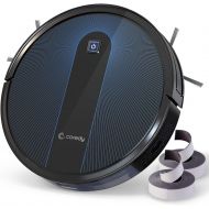 Coredy R650 Robot Vacuum Cleaner, Personalized Customize Robotic Vacuums Skin, 2500Pa Hurricane Suction, Boundary Strips Included, Auto Boost Intellect, Quiet Self-Charging Cleanin