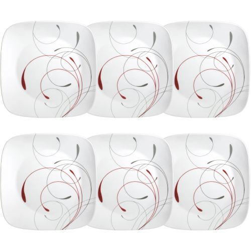  Corelle Square Splendor 10.25 Dinner Plate, Set of 6