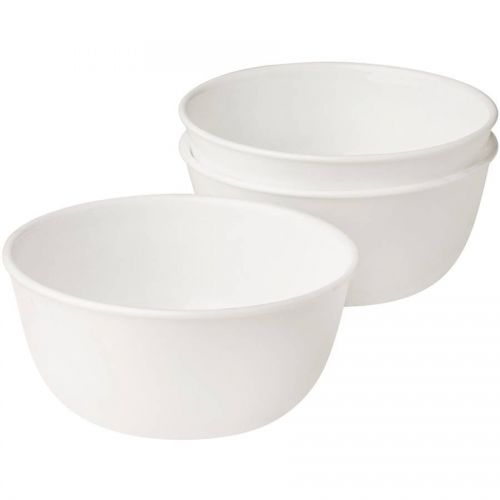  Corelle Livingware Winter Frost White 28-Oz Soup Bowl, Set of 3