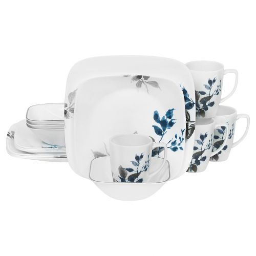  Corelle Boutique Kyoto Night 16-Piece Dinnerware Set