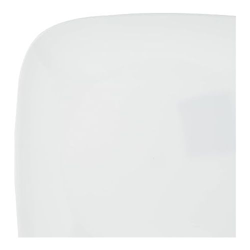  Corelle Square Pure White 18-Piece Dinnerware Set, Service for 6