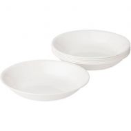 Corelle Livingware Pasta Bowls, Winter Frost White, Set of 6