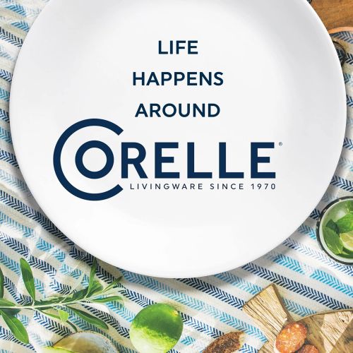  [아마존베스트]Corelle Service for 6, Chip Resistant, Splendor Dinnerware Set, 18-Piece