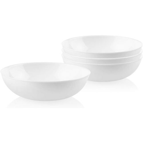  [아마존베스트]Corelle Chip Resistant Meal Bowl 46 oz, 4 Pack, White