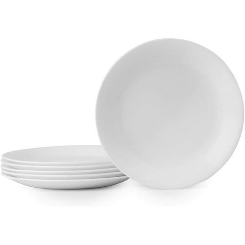  [무료배송]Corelle Winter Frost White Lunch Plates Set (8-1/2-Inch, 6-Piece, White)