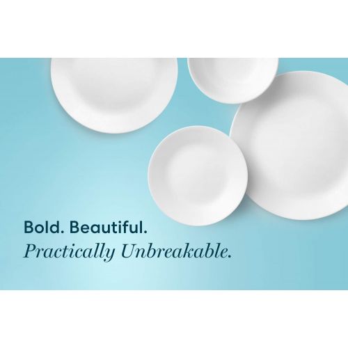  Corelle Winter Frost White Dinnerware Set (18-Piece, Service for 6)