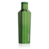 Corkcicle Canteen - Water Bottle and Thermos - Keeps Beverages Cold for Over 25, Hot for Over 12 Hours - Triple Insulated with Shatterproof Stainless Steel Construction - Ninja Gre