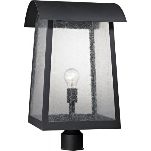  Cornerstone Lighting 7153EP73 Elk Lighting Central Square 3 Light Outdoor Post Lamp, 26 x 26 x 91, Charcoal