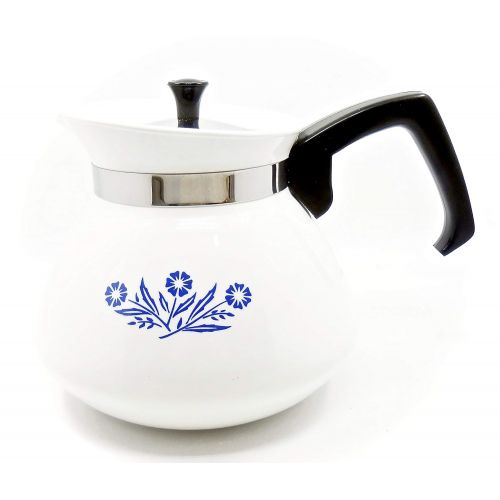  Corning Ware BLUE CORNFLOWER 6 Cup VINTAGE Teapot