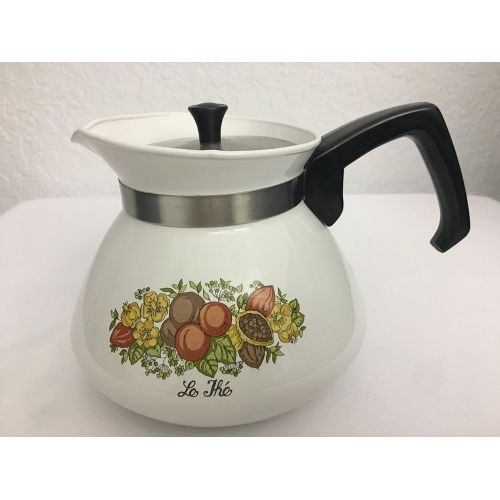  CorningWare Corning Ware Spice of Life Teapot w/ Lid ( 6 Cup ) ( P-104 )