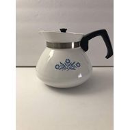 CorningWare Corning Blue Cornflower 6 cup Teapot Tea Pot w/ Metal Lid -- as shown
