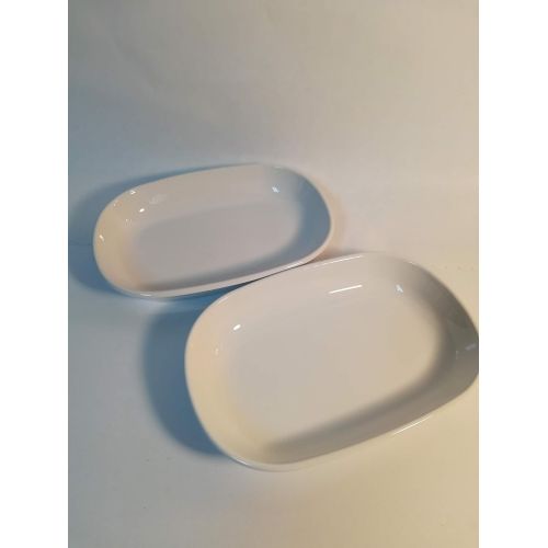  Set of 2 - Vintage Corning Ware Sidekick Dishes P-140 - 4 1/2 x 6 3/4 Inches Each